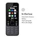 Nokia 6300 4G | Unlocked | Dual SIM | WiFi Hotspot | Social Apps | Google Maps and Assistant | Light Charcoal