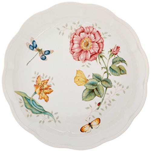 Lenox Dinnerware Set, Butterfly Meadow 18-Piece Set, Service For 6, White Porcelain, Butterfly And Flower Designs, Plates And Bowls Sets, Dishwasher Safe, Home & Kitchen (Assorted, 18 Pieces) by Lenox - Image 5