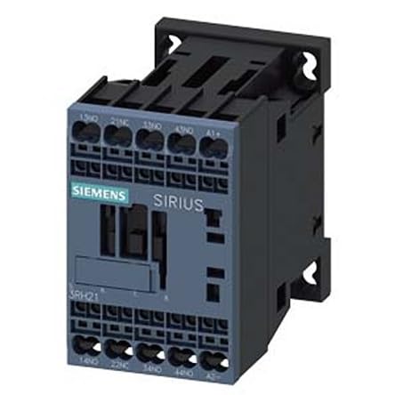Bobina auxiliar Siemens 24V CC de alta respuesta con conmutación segura 3NO 1NC
