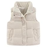 ★ Matériaux : fabriqué en polyester, ce gilet est doux, chaud, cette veste sans manches dispose d'un rembourrage épais pour aider à conserver la chaleur du corps des enfants, assurant le confort même pendant les nuits froides ou les jours venteux.