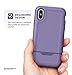 Encased iPhone Xs Max Case Purple (Rebel Armor) Military Grade Protective Heavy Duty Cover