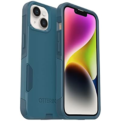 OtterBox iPhone 14 & iPhone 13 Commuter Series Case - DONT BE BLUE (Blue), slim & tough, pocket-friendly, with port protection