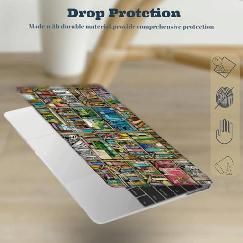 Protection Clavier MacBook Air 15 M4 M3 M2 Étui Rigide Anti Rayures Étagère à Livres - 4
