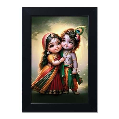 Radha Krishna Wall Art Photo Frame