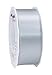 Produktbild PRÄSENT C.E. Pattberg Satin sterlingsilber, 25 m Satinband zum Einpacken von Geschenken, 40 mm Breite, Geschenkband zum Dekorieren & Basteln, Dekoband, Anlass