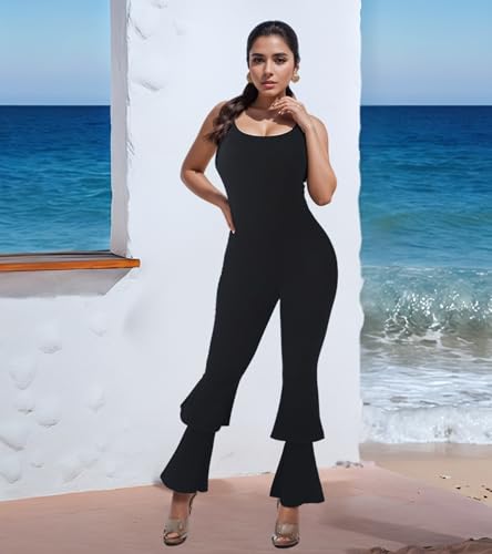 Image of Jigfar Women Sexy Elegant Bodycon Jumpsuit Going Out Romper Birthday Party Club Night Outfits