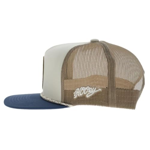 Image of HOOEY Spur Adjustable Snapback Hat - High Profile 5-Panel Breathable Mesh Baseball Cap, Trucker Hat for Men and Women