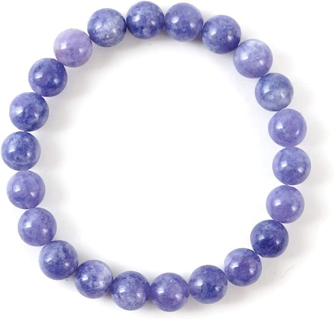 BLESSING CRYSTAL Genuine Tanzanite Bracelet 8mm Beaded Bracelet, For Gift men and women (B0CCYNY7Z7) Amazon Price History, Amazon Price Tracker