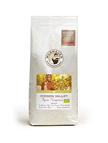 Murnauer Kaffeerösterei HIDDEN VALLEY - Espressobohnen aus Papua Neu Guinea - Premium Kaffee - von Hand frisch & schonend geröstet - Espresso und Filterkaffee - 1000g ganze Bohnen