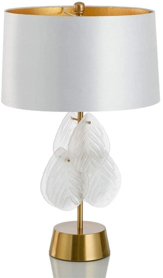 Lampe standard américaine feuilles créatives en verre pour salon