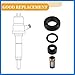 VekAuto Fuel Injector Seal O Ring - Car O-Ring Rebuild Repair Kit - for Toyota 1.8L L4 2000-2005 NBR Rubber Black - 4 Sets Auto Accessories