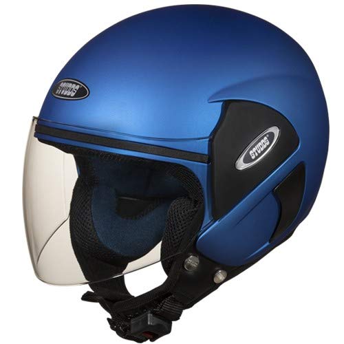 Image of STUDDS CUB Open Face Helmet (Matt Blue, XL)