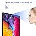 OMOTON [2 Pack] Screen Protector for iPad Pro 12.9 2020 and 2018 Model - Sensitive Touch PET film for drawing, Anti-Glare, Anti-Scratch Matte Screen Protector, Compatible with Apple Pencil & Face ID