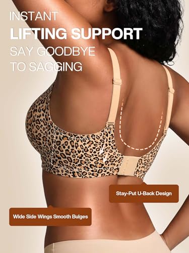 Image of Wireless Jelly Bras for Women No Underwire with Support - S-2XL Seamless Bralettes Everyday Comfort Tshirt Padded Bra