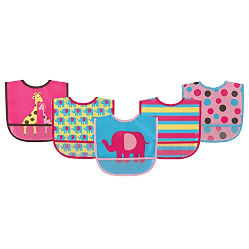 Image of Luvable Friends Unisex BabyWaterproof PEVA Bibs