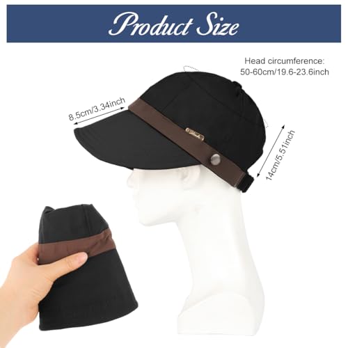 Image of SANNIDHI Summer Caps for Women Wide Brim Sun Hats Sun Visor Cap for Women Fashion Outdoor Lightweight Packable UV Protection Ladies Hat for Travel, Daily, Hiking, Golfing