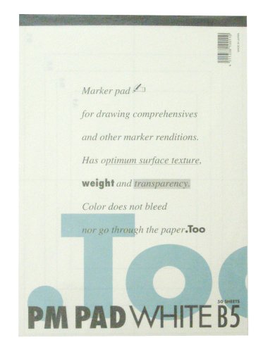 Bloc Too PM pad white B5 papier japonais pour dessin et croquis