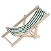Produktbild Sharplace 1/12 Puppenhaus Garten Möbel Miniatur Striped Holz Liegestuhl Klappstuhl