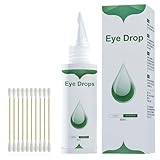 QEEROYO Dog Eye Drops 60ml, Eye Drops for Dogs and Cats, Daily Dog Eye Cleaner for Effective Tear Stain Remover, Relieve Pet Eye Fatigue