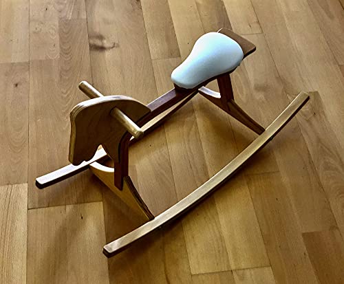 Kidodido Schaukelpferd - Holz Schaukelspielzeug - Montessori Spielzeug für Kleinkind - Schaukeltiere für Baby - Kleine… – Bild 3