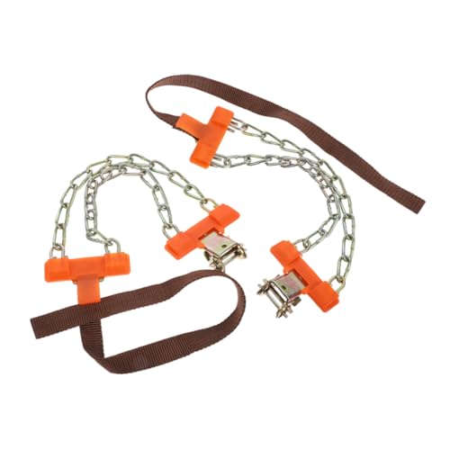 CLISPEED 2 piezas Cadenas de Nieve Ajustables para Neumáticos de Suv y Camiones Cadenas Antideslizantes de Emergencia Resistentes para Coches Tracción Rápida Invierno