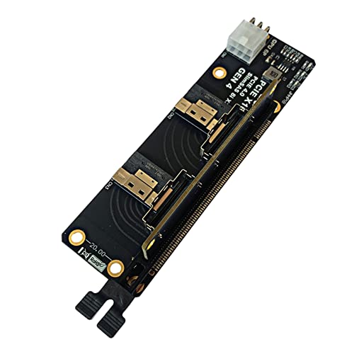 Placa SlimSAS 8I dual evita caídas de velocidad en tarjetas PCIe 4.0