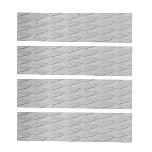 MXRGUMVI 4 Pz EVA Surfing SUP Skimboard Tavola da Surf Trazione Pad Bar Grips Grigio