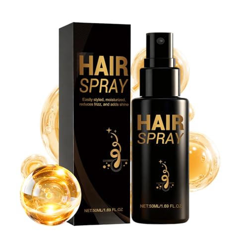 Holdes Spray de peinado para el cabello | 50 ml spray para texturizar y fijar el cabello, estilizador de secado rápido para peinados, para uso diario en viajes, gimnasio, fiesta, cosplay, reuniones