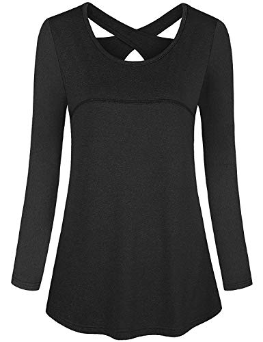 Plus Size Workout Clothes for Women,Cucuchy Athletic Shirts Loose Fit Athleisure Yoga Tops