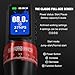 Wormhole Tattoo Gun Kit 2,300mAh Battery Professional Xtreme Tattoo Ink and 20 Tattoo Needles Smart Tattoo Pen Wireless Tattoo Machine Kit Multi-function Tattoo Pen Smart Display 7 Strokes Length