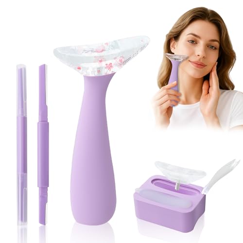 Azrra Face Ice Roller Massager, Ergonomic Ice Facial Roller to Re...
