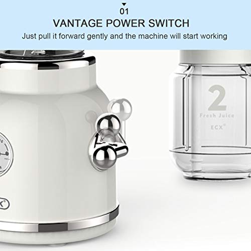 Personal Blender for Shakes and Smoothies, ECX Portable Blender with 6 Sharp Blades, Smoothie Blender with 20.3 oz Tritan BPA-Free Travel Cup and Lid