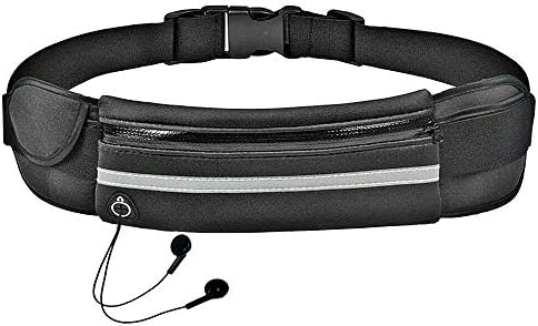 Running Belt Waist Pack - Water Resistant Runners Belt Fanny Pack for Hiking Fitness – Adjustable Running Pouch for You Carry Phone, Passport, Keys, ID, Money & Everyday Essentials