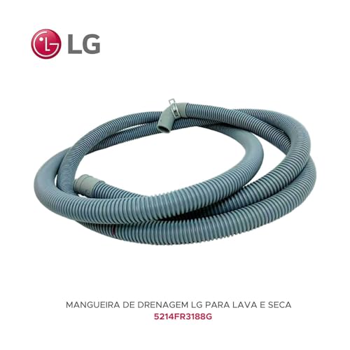 Mangueira Saída Lavadora Lava Seca LG Original 5214FR3188G