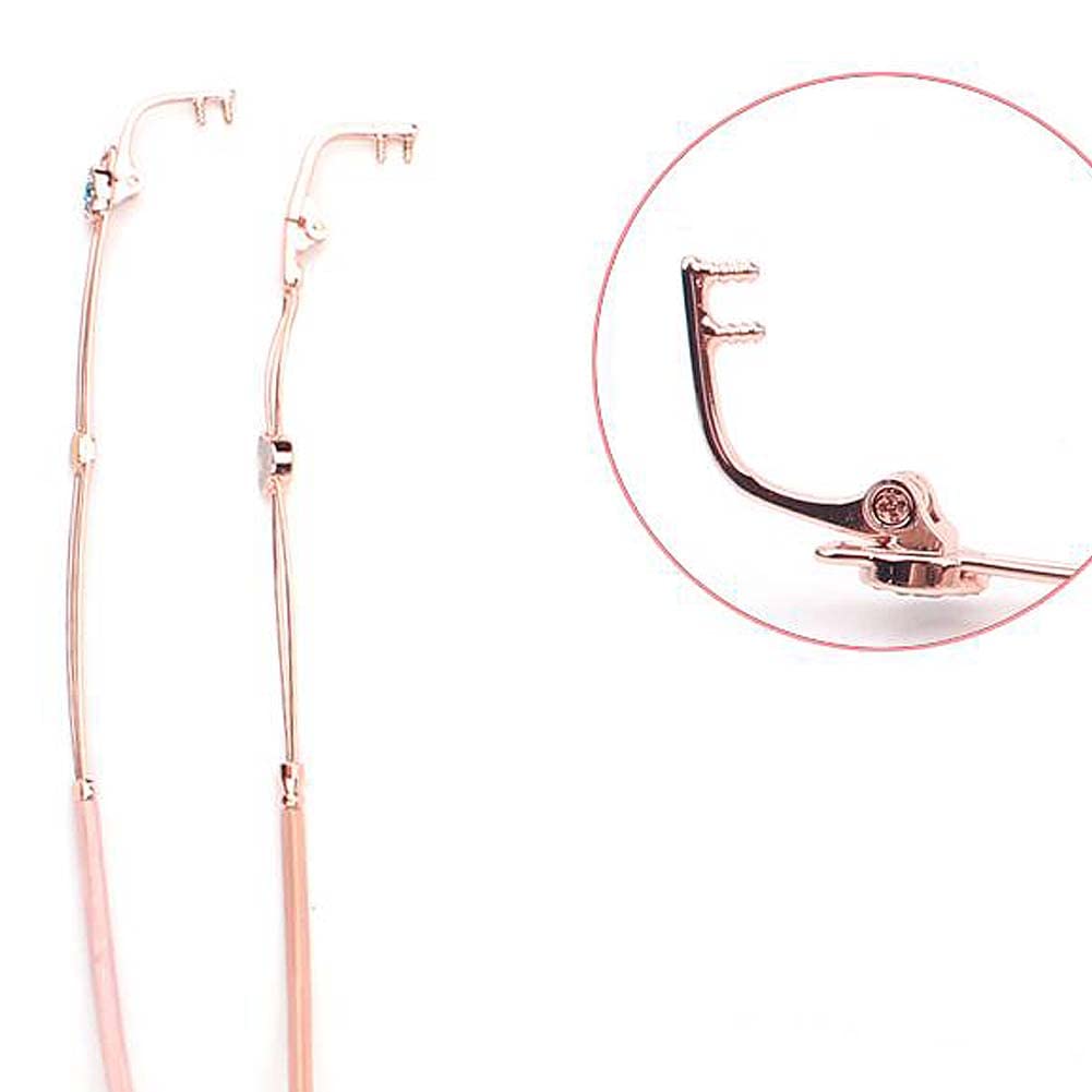 Jambes de lunettes, jambe de lunettes de lunettes, remplacement de lunettes, jambe de bras de lunettes, accessoires de remplacement de lunettes, 1 paire de lunettes sans monture, branches à 2 trous, s