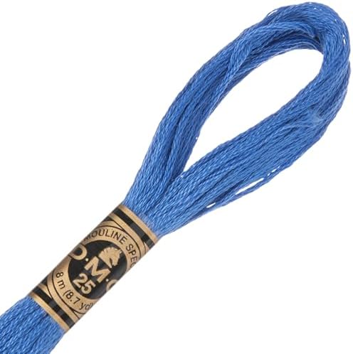 Hobby Lobby DMC Cotton Embroidery Floss (Set of 12) (798 Dark Delft Blue)