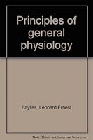 Principles of General Physiology, Volume 2: General Physiology, 5th Edition; B0000CKOM5 Book Cover