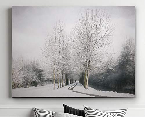 Wexford Home Winter Gallery Wrapped Canvas Wall Art, 24X32, Winter is here (HAC18-19341-2432)