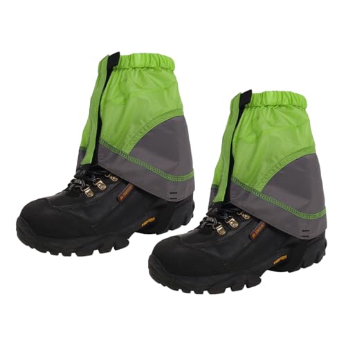 Guêtres randonnée basses imperméables anti-sable cheville homme femme vert gris