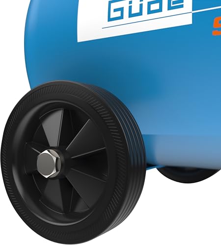 Güde Kompressor Airpower 150/8/24 SILENT (ölfrei, flüsterleise, max. 8 bar, 750 W, 24 l Kessel , eff. Liefermenge 130 l/min, Druckminderer, 2x Manometer, Sicherheitsventil & Wasserablassschraube)