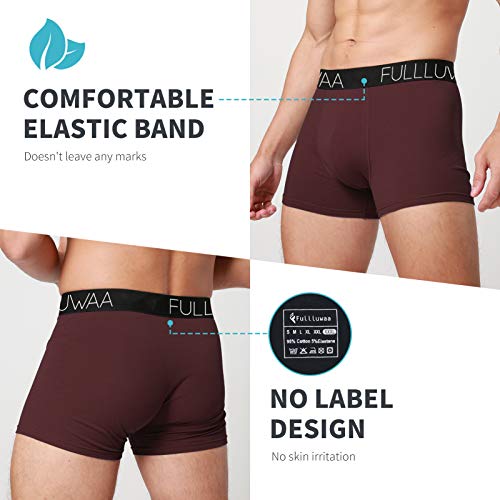 Fullluwaa Boxershorts heren 6-pack retroshorts Trunks Men ondergoed onderbroeken mannen katoen S, M, L, XL, 2XL, 3XL - Image 3