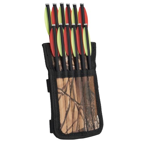 ZHENZQ Light Weight Archerys Short Arrows Bag 6/12 Hole Hunting Arrows Pouches Holder Waterproofs Short Arrows Bag Easy to Use