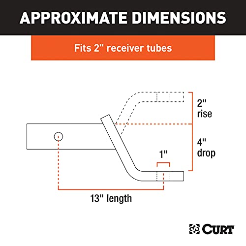 CURT Manufacturing 45270 Class III 2" Ball Mount by CURT - Image 3