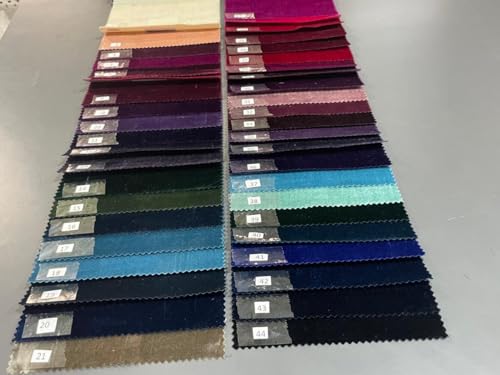 Tissu en velours mélangé de soie largeur 137,2 cm pour couture et mode #4 D