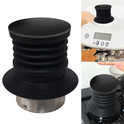 URPIZY Kaffeemahlwerk-Reinigungswerkzeug aus Silikon für Breville Modelle, mit Aluminiumdeckel, 12 x 8 x 8 cm, geeignet für Einzeldosis-Hopper, effizientes Entfernen von...