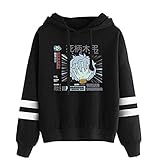 ◕ 【Anlass】: Dies ist ein cooles lustiges Sweatshirt für alle, die Anime- und Grafik-Romane lieben, Manga-Leser, japanische Kultur-Liebhaber, Menschen, die es lieben, sich in Cosplay als ihre Lieblings-Anime-Charakter zu kleiden.