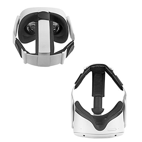 Enjovdery Compatível com acessórios de acolchoamento Oculus Quest 2 para cabeça e costas | Almofada