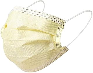Izkan- 100 Pack 3 Ply Disposable Face Masks Protective Safety Dust Pollen Haze Proof