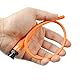 HYS Dualband BNC Funkgerät Antenne 15 Zoll 2m/70cm UHF/VHF Antenne Kompatibel mit 144/430MHz Cobra Midland Uniden Handheld/tragbarem BNC Walkie Talkie (Orange)