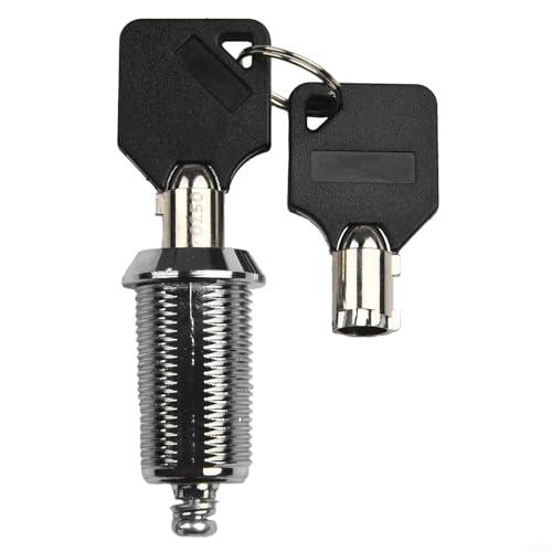 LCANALLYMS Cerradura de Leva Robusta for armarios Oficina, Cajas Herramientas y buzones con Llaves Repuesto(30mm)